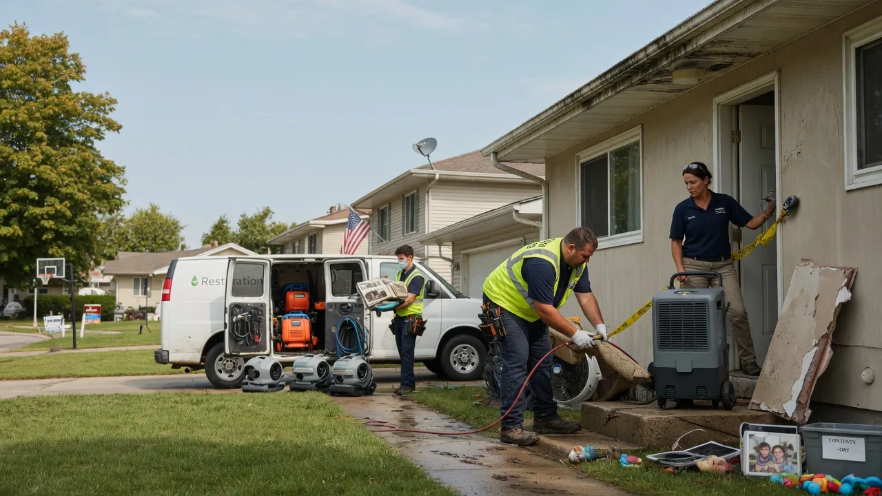 Water Damage Restoration in Wales, WI near me